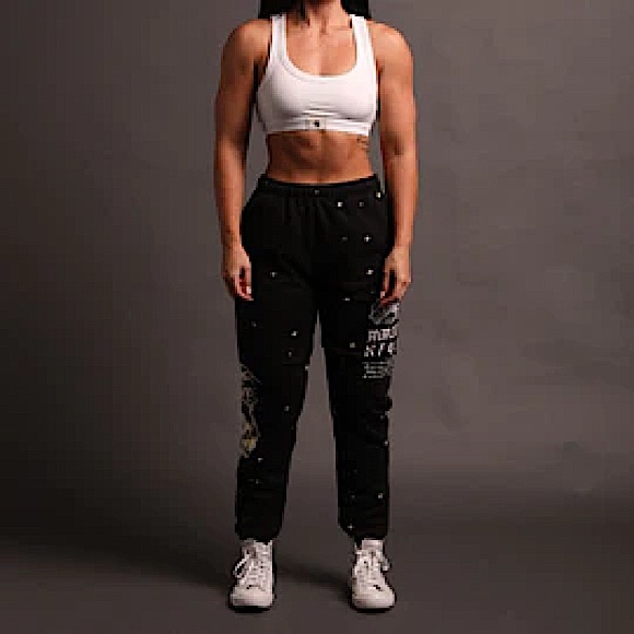 Darc Sport Pants - Darcsport She face of death premium post lounge sweats in dark starry night